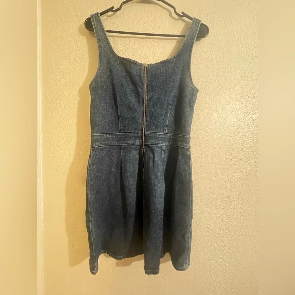 Reformation Parker Denim Blue Women's Dress - Picture 4 of 6